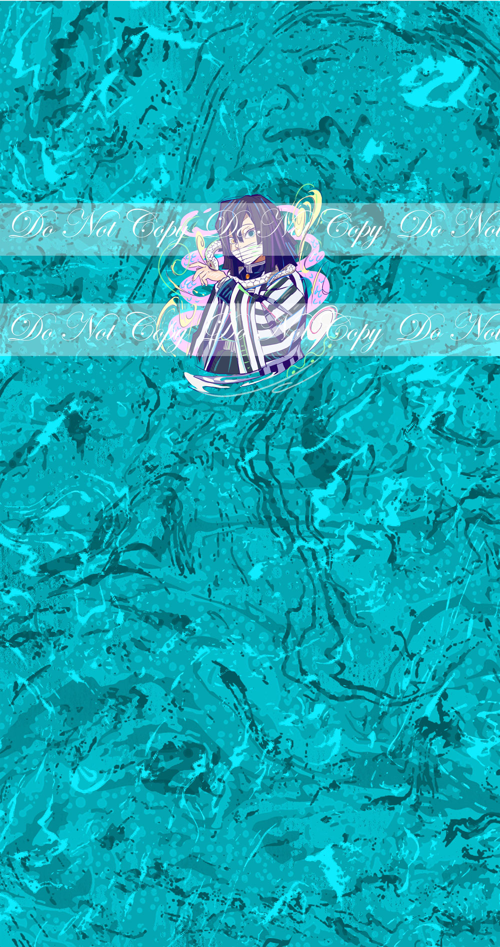 Preorder R57 -Anime Round -Blade of Demon Destruction- Serpent Panels (Green)