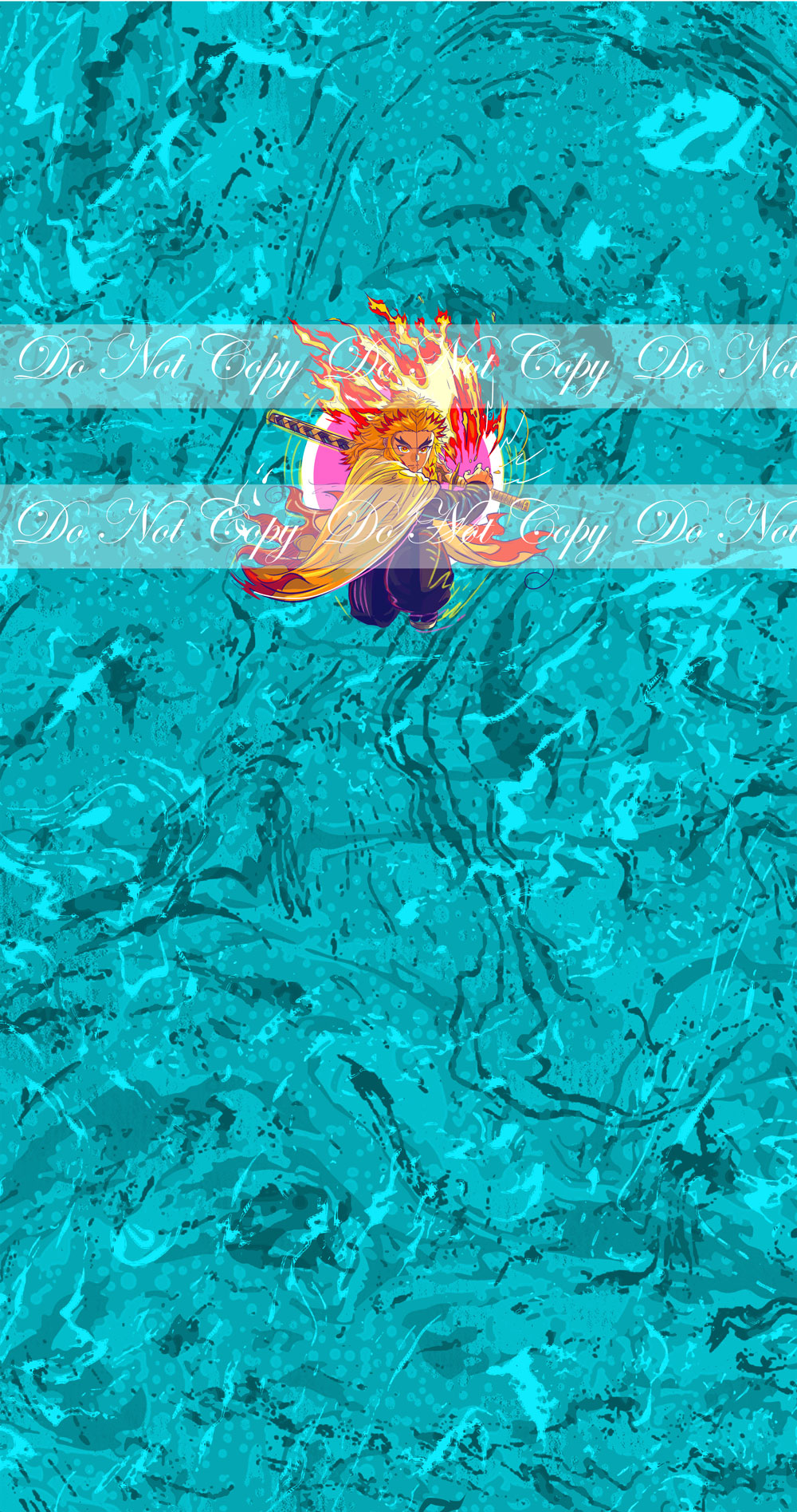 Preorder R57 -Anime Round -Blade of Demon Destruction- Fire(Green)