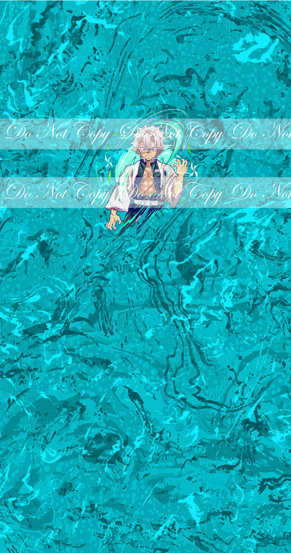 Preorder R57 -Anime Round -Blade of Demon Destruction-Wind Breathing(Green)