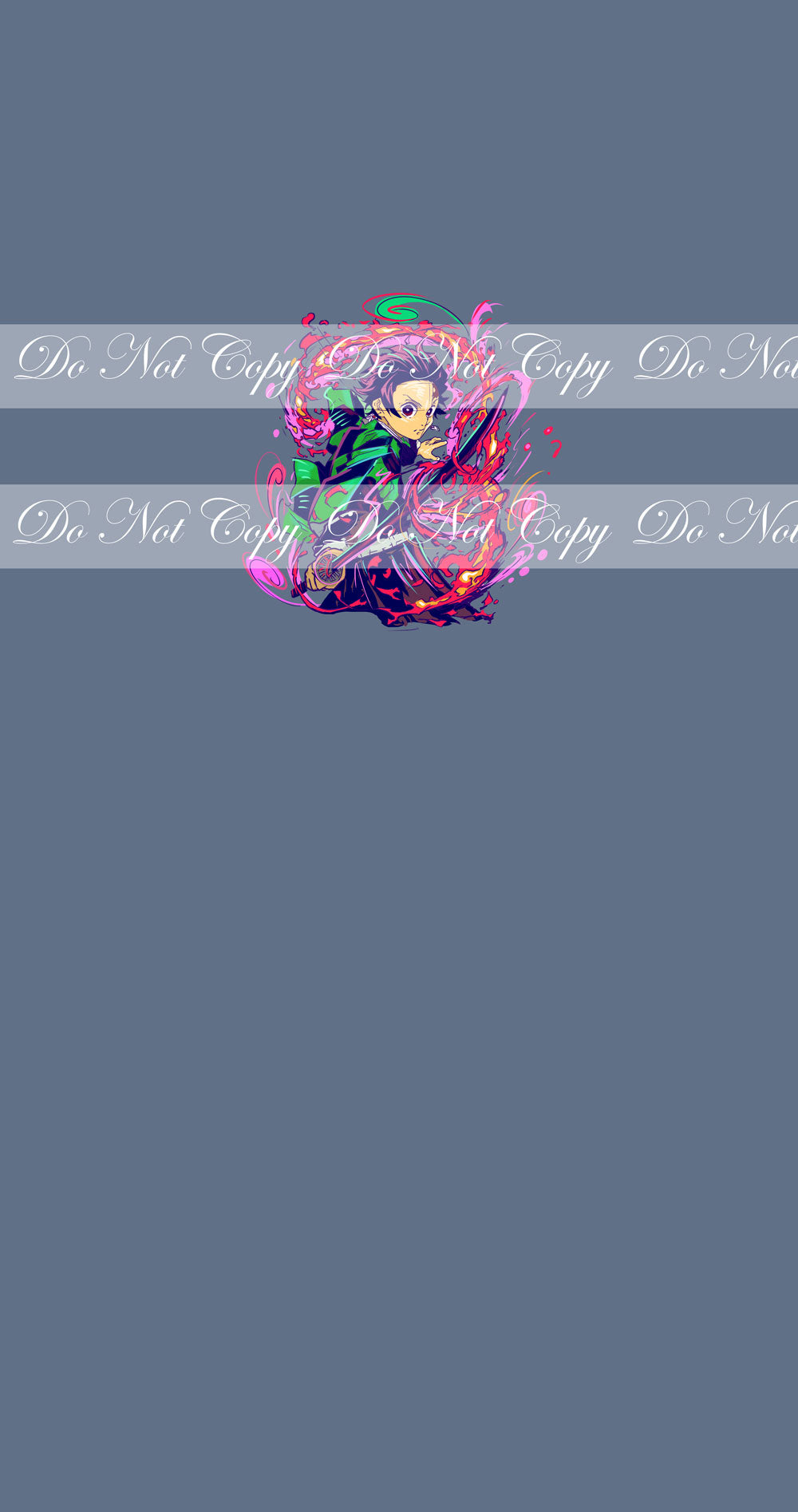 Preorder R57 -Anime Round -Blade of Demon Destruction- Charcoal Burner(Grey)