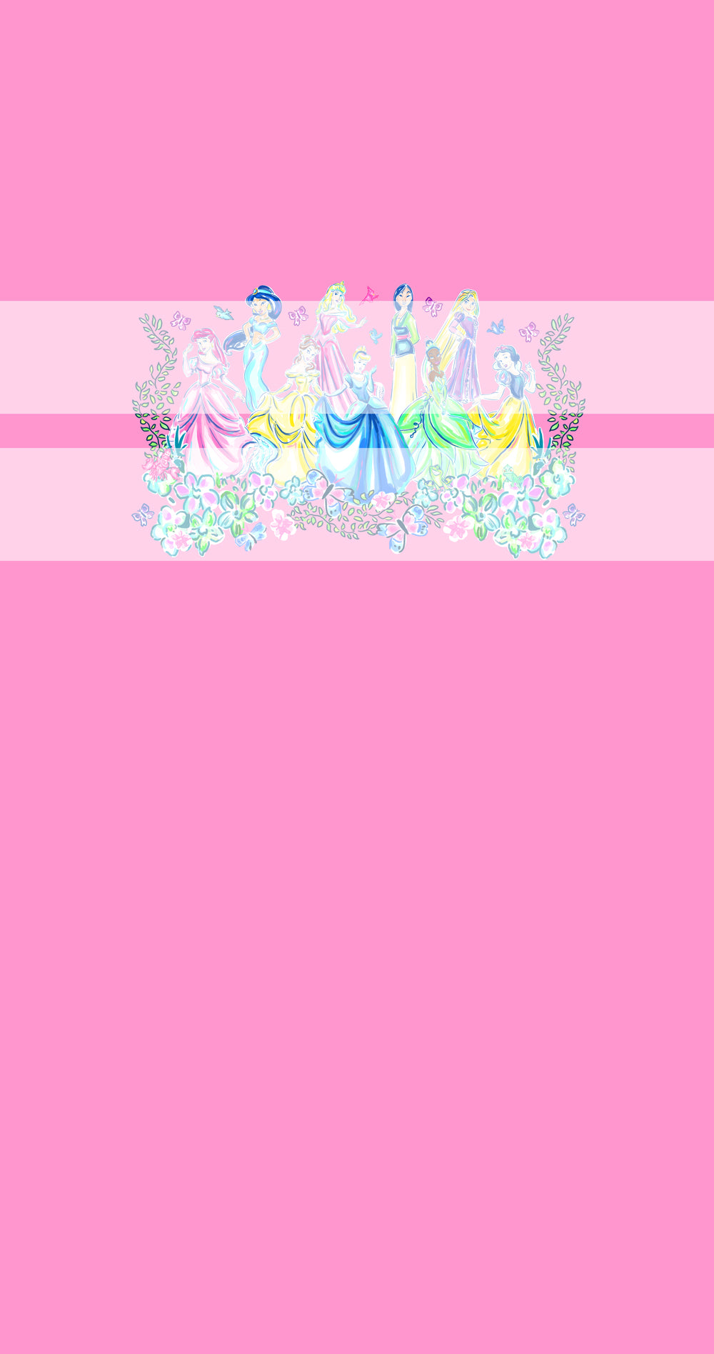 Preorder LP Princesses Panels- Child, Big kids, Adults) Pink 2