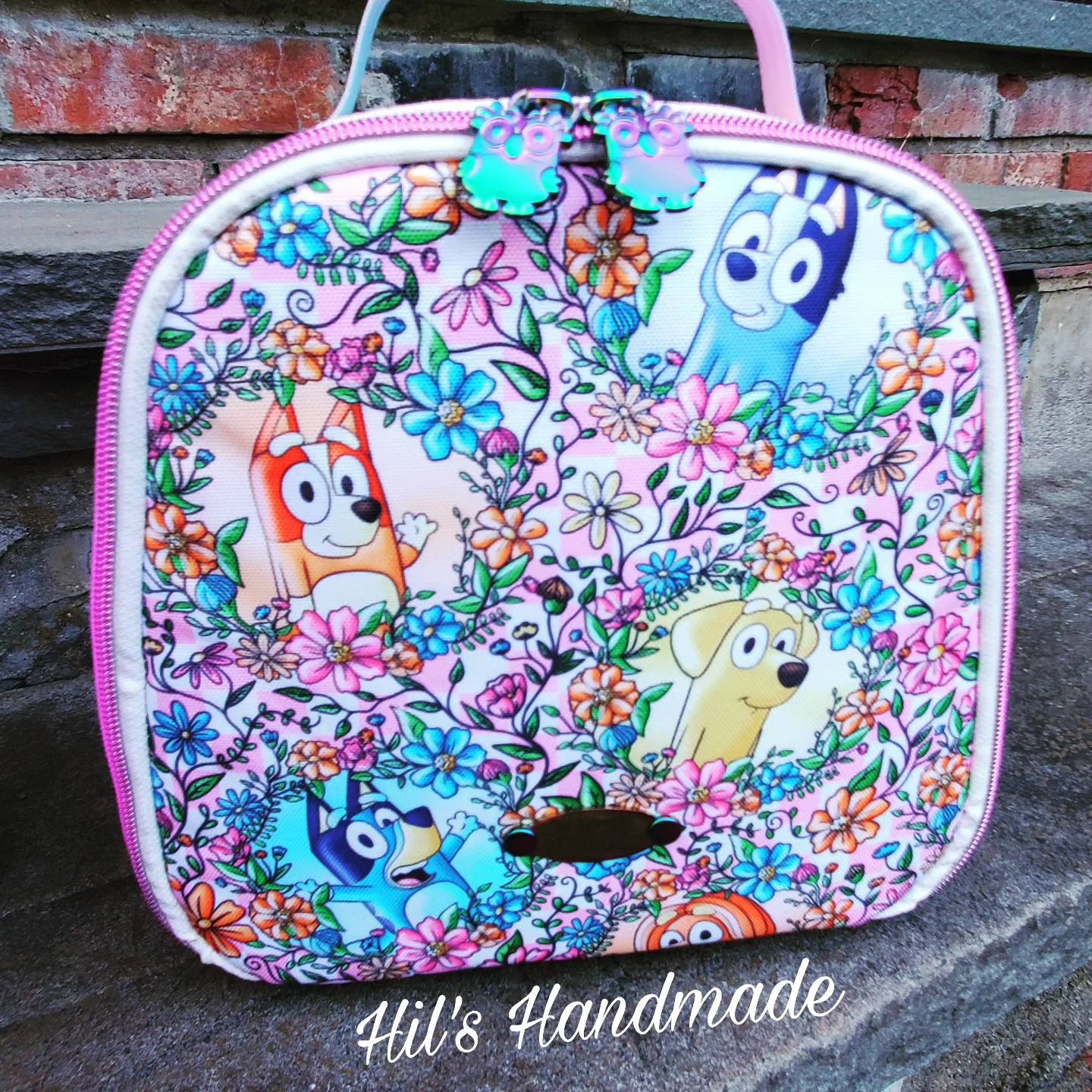 Retail R54- Flora Pups - Main Print- Waterproof Canvas