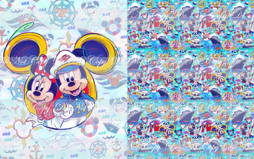 Preorder R60-Cruise Child/ Toddler Blanket Topper-Group-Girl and Boy Mouse