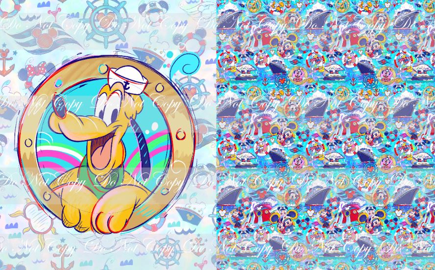 Preorder R60-Cruise Child/ Toddler Blanket Topper-Group- Doggy