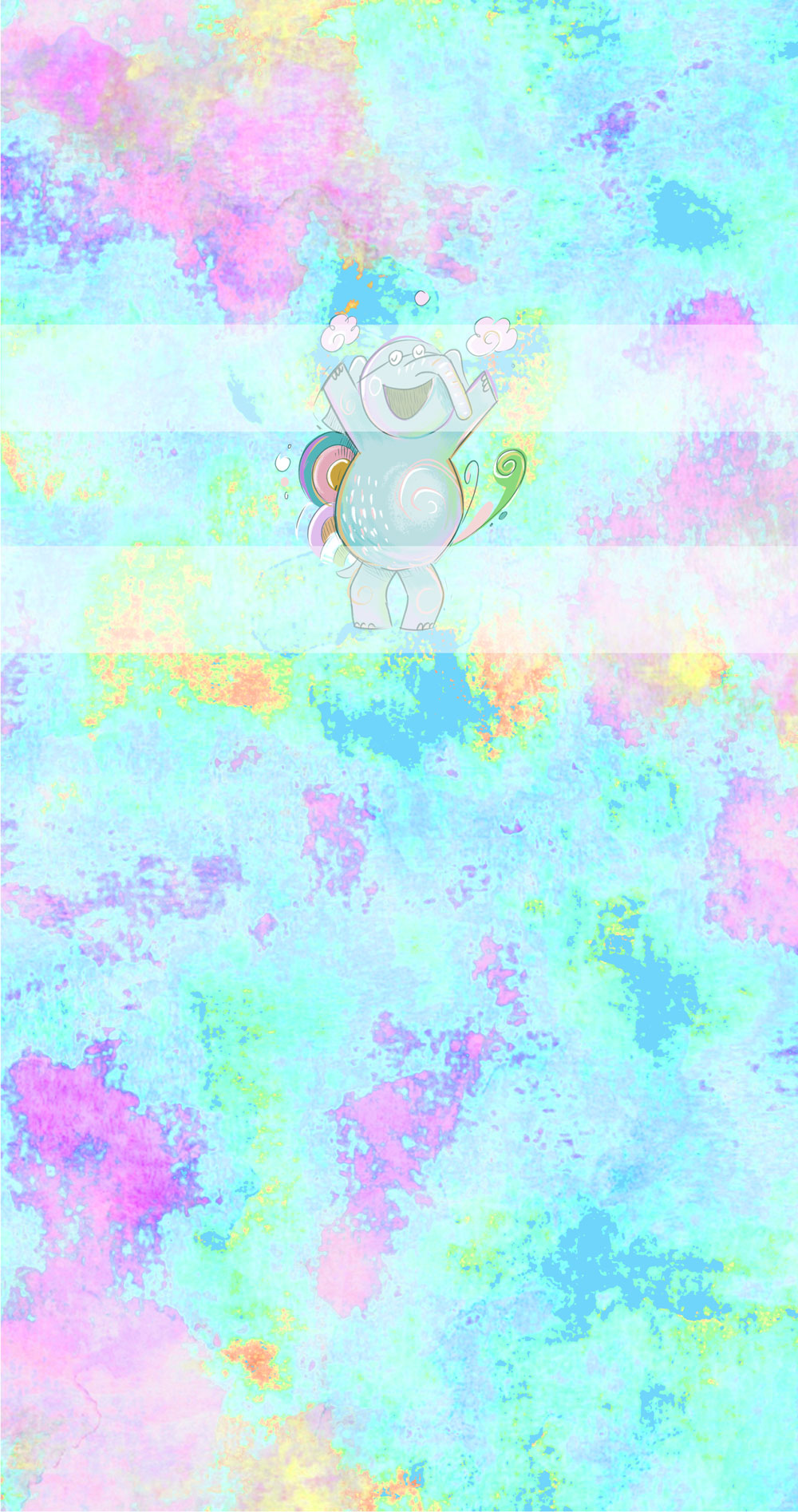 Preorder R59 -Pale Version-Elephant Happy- Panels- Blue