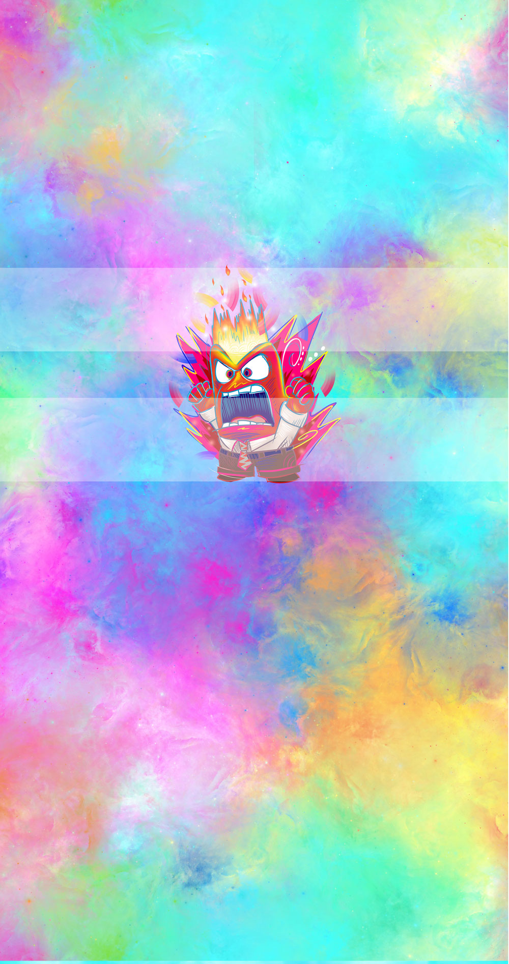 Preorder R61 -Emotions Panels- Angry- Rainbow