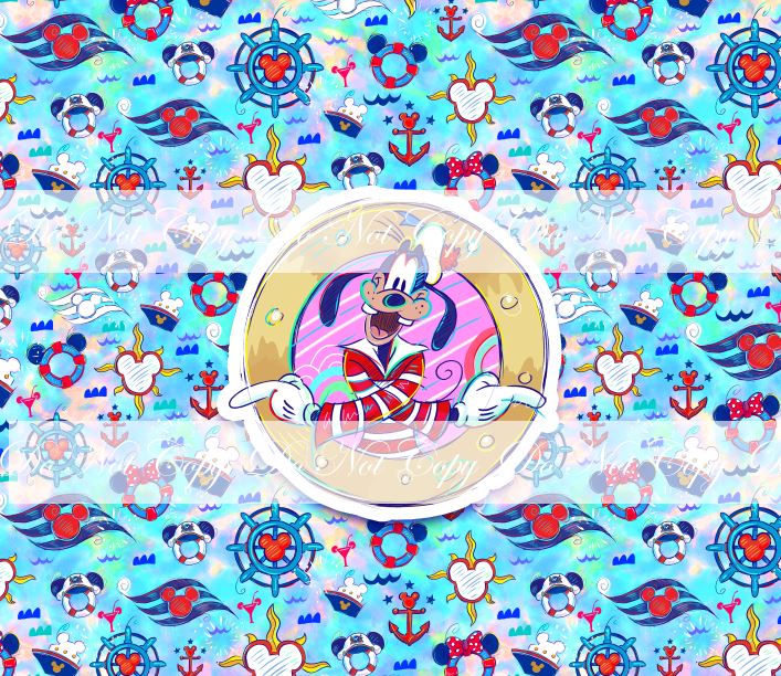 Preorder R60 -Cruise Panels- Dog with White and Red Stripes