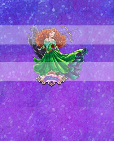 Preorder R67- Princesses Enchanted Tales-Brave( Child, Big kids, Adults)Purple