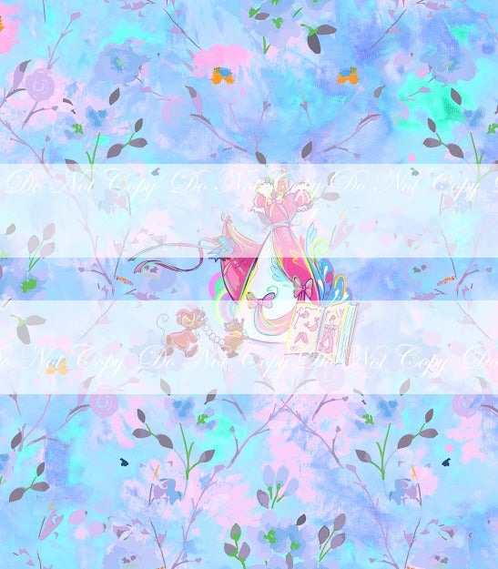 Preorder R67- A Dream Is A Wish-Panels-Dress( Child, Big kids, Adults) Leaves