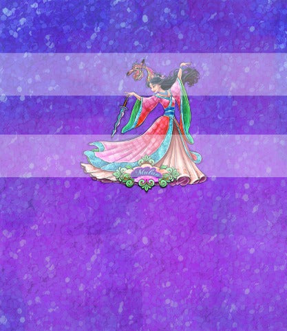 Preorder R67- Princesses Enchanted Tales-Princess Warrior( Child, Big kids, Adults)Purple