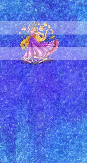 Preorder R67- Princesses Enchanted Tales-Long Hair( Child, Big kids, Adults)Blue