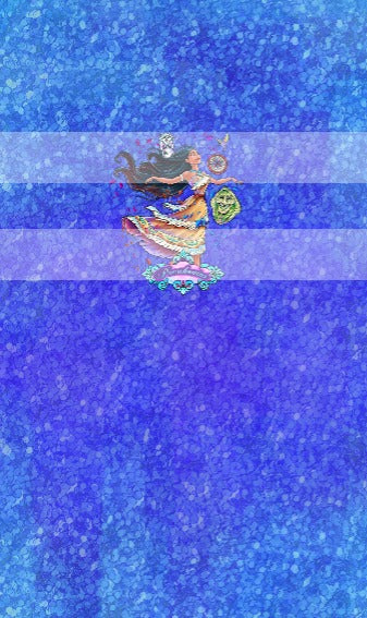 Preorder R67- Princesses Enchanted Tales-Colors of the Wind( Child, Big kids, Adults)Blue