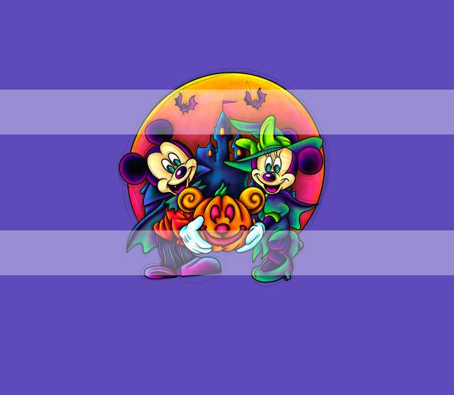 Preorder R73 Spooky Trick or Treat - Panel - Child, Big kids, Adults) Pumpkin- Purple