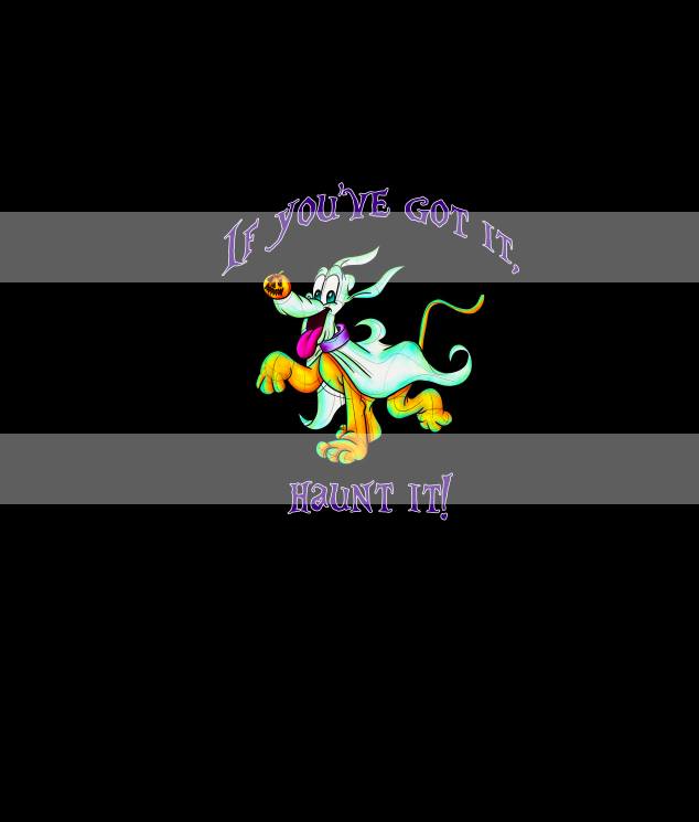 Preorder R73 Spooky Trick or Treat - Panel - Child, Big kids, Adults) Ghost- Black