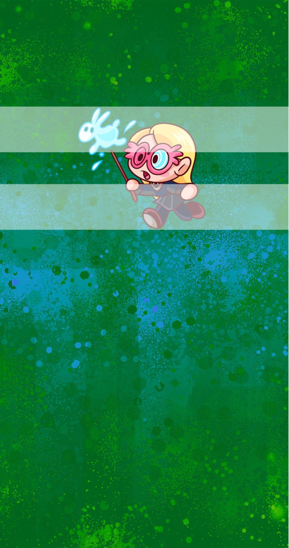 Preorder R80 -Wizards -"Girl With Glasses- Panel -Green