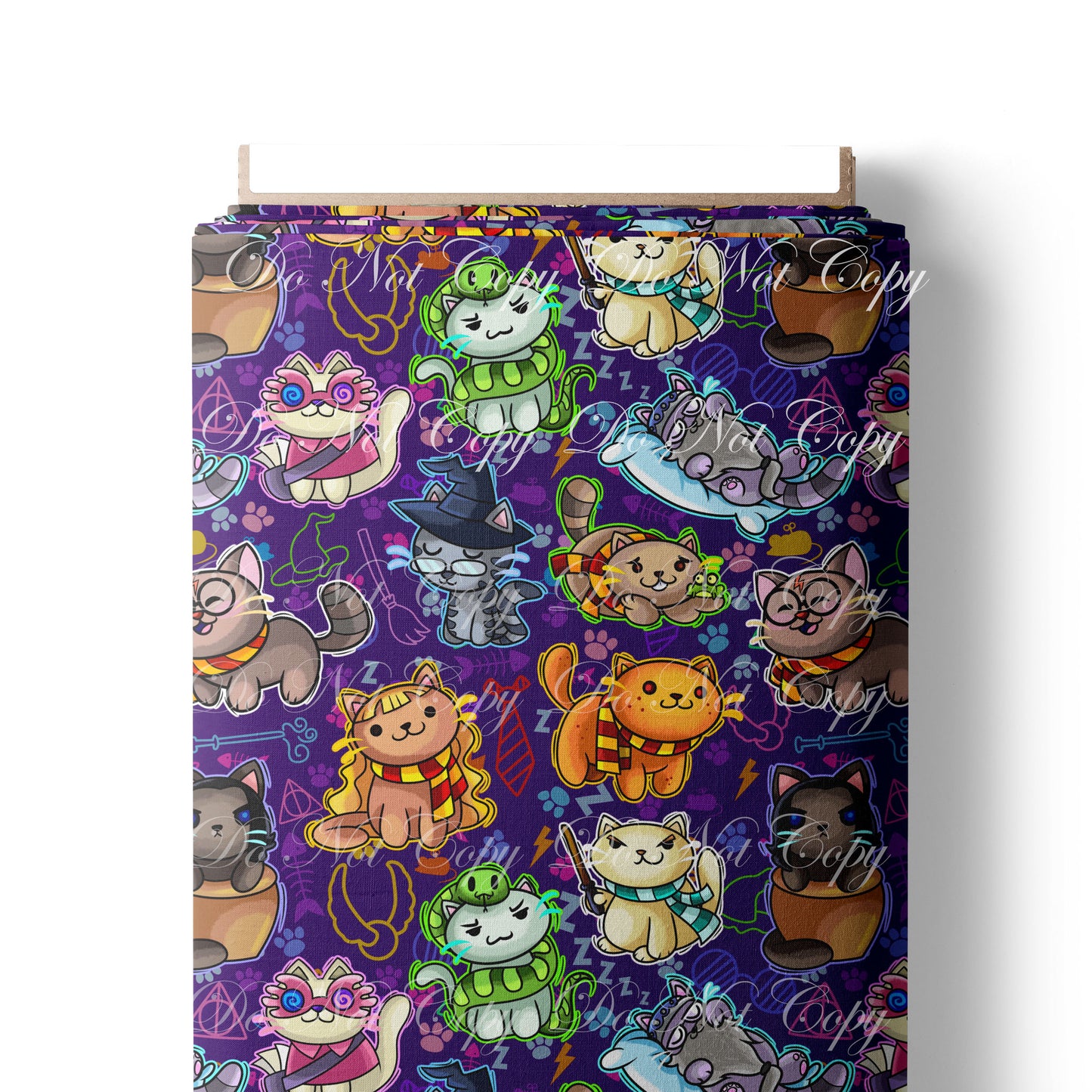 Preorder R80- Wizards - Potter Cats- Purple