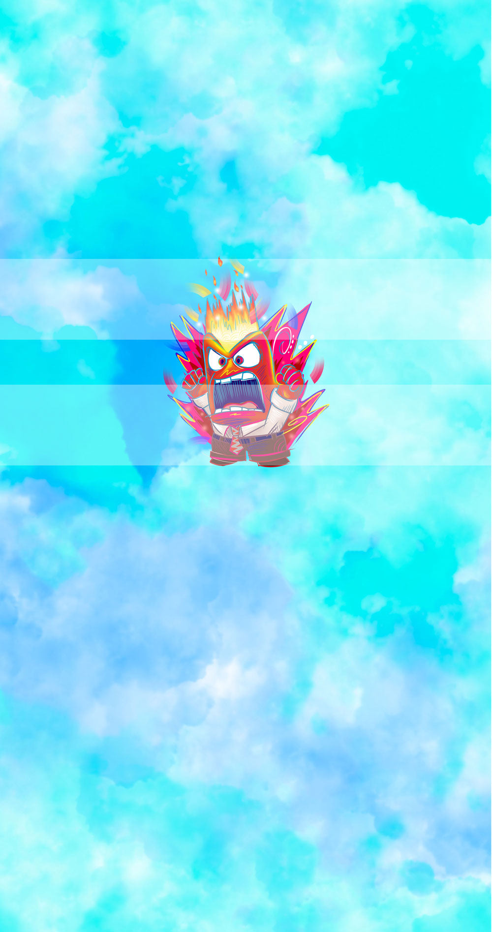 Preorder R61 -Emotions Panels- Angry- Blue