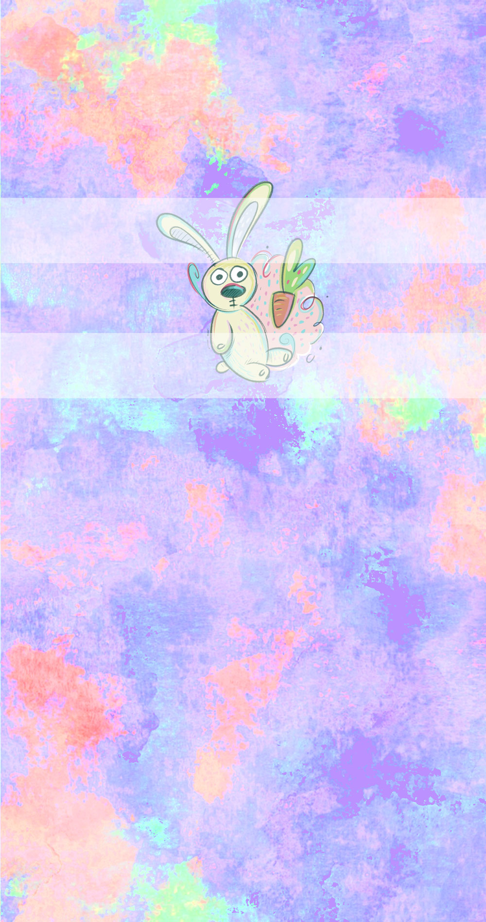 Preorder R59 -Pale Version- Bunny with Carrots Panels- Purple