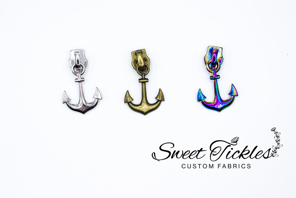 Anchor Zipper Pull- #5 Nylon