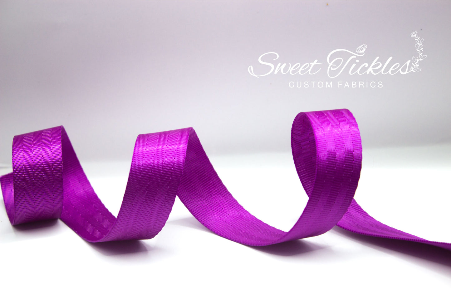 Retail - Seatbelt Webbing- Warm Purple- 1"