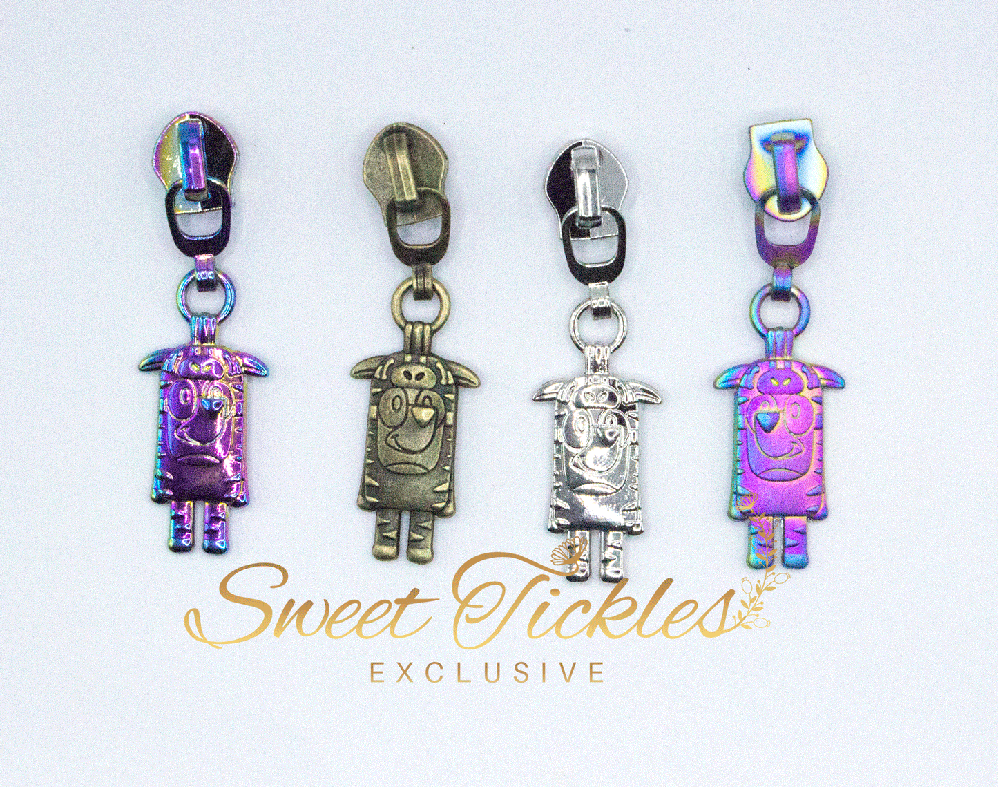 Exclusive Design- Zebra-#5 Zipper Pull