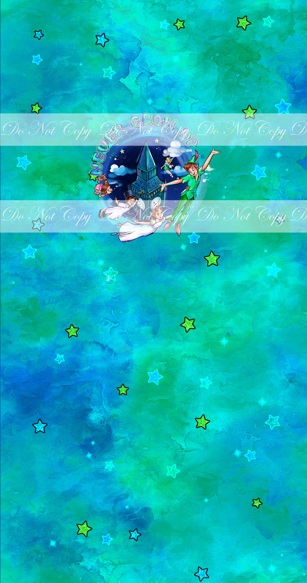 Preorder R61 -Never Grow Up Panels- Never Grow Up- Light Green