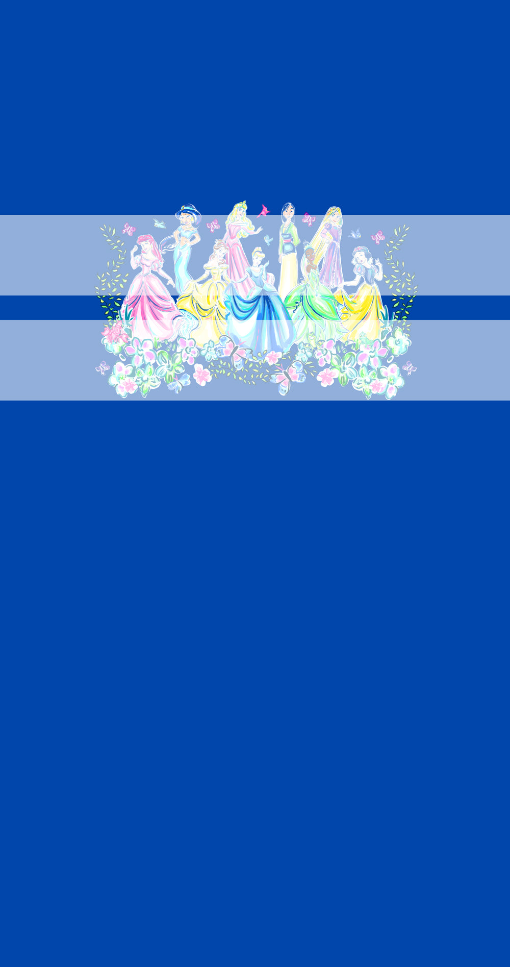 Preorder LP Princesses Panels- Child, Big kids, Adults) Dark Blue 2