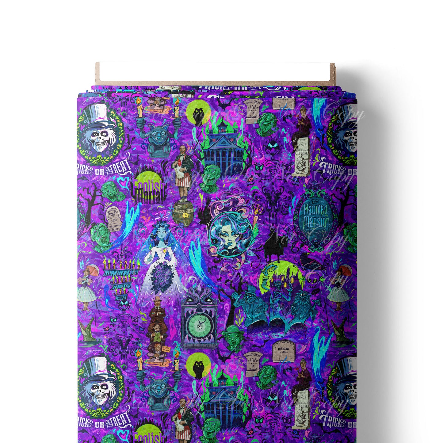 Preorder R73-Haunted Mansion- Main Print - Purple