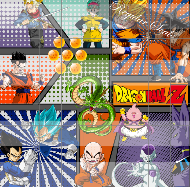 RetailR57- Smooth and Textured Vinyl- Anime DBZ Comic