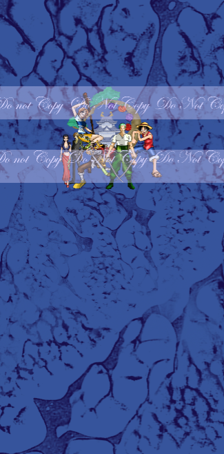 Preorder R57 -Anime Round -Group Image with Tree -Light Blue Panel