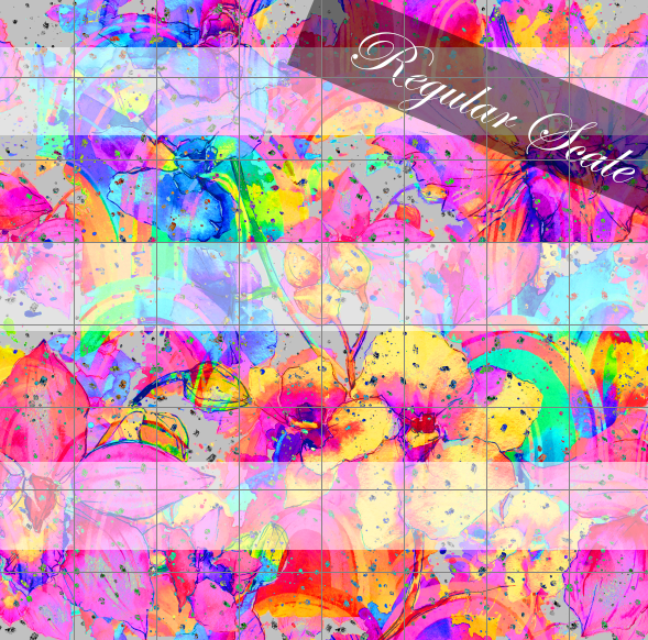 Retail R57- Smooth and Textured Vinyl- Pretty in Pink and Rainbow-Bold and Colorful Floral