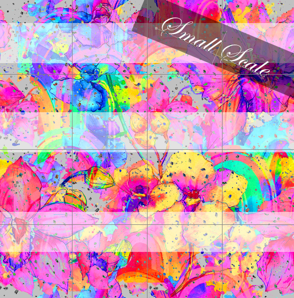 Retail R57- Pretty in Pink and Rainbow- Bold and Colorful Floral - Sweet Luxe