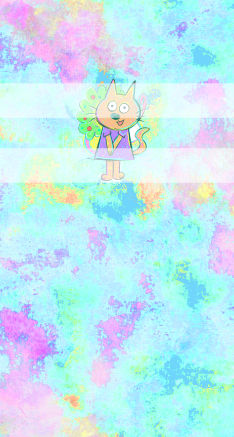 Preorder R59 -Bright Version-Kitty Purple Dress- Panels- Blue