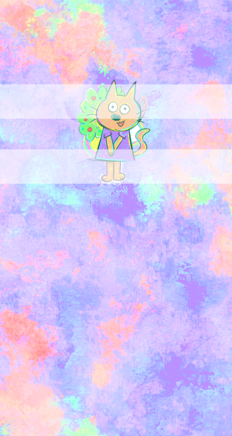 Preorder R59 -Bright Version-Kitty Purple Dress- Panels- Purple