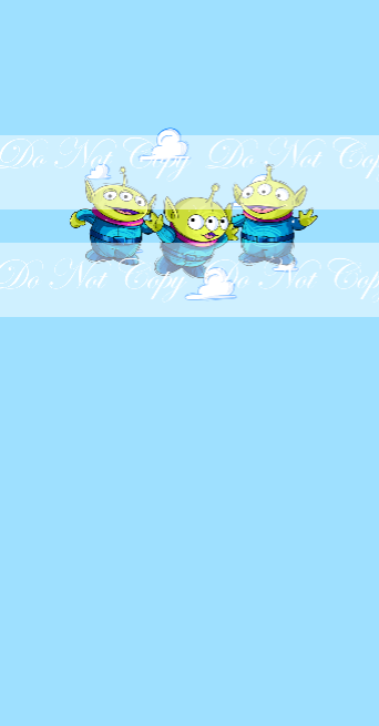 Preorder R65- Andy's toys- Aliens( Child, Big kids, Adults) (Light Blue)