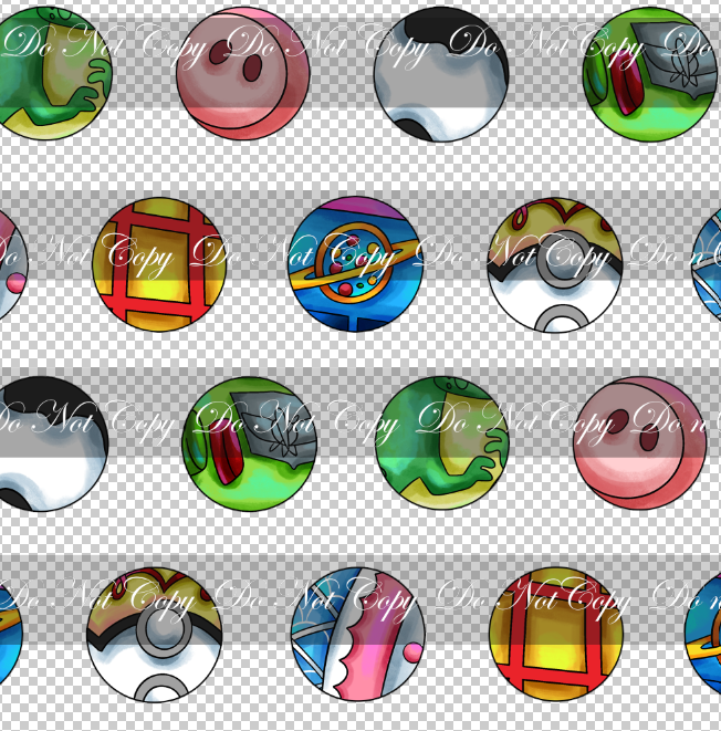 Preorder R65- Andy's Toys - Coordinate Balls - Clear Vinyl (TPU/ PVC)