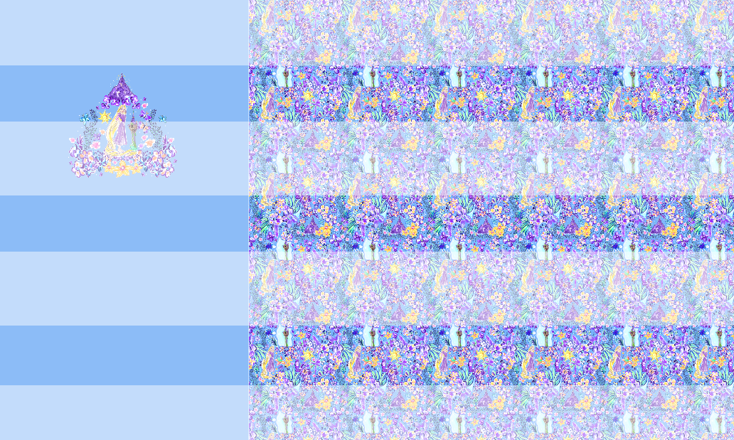 Retail R68- LP Rapunzie- Blue Main Set - Waterproof Canvas