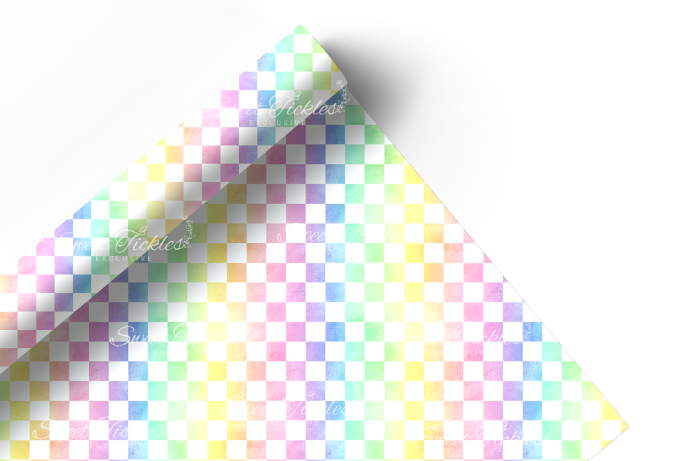 Preorder R77- Classic January- Rainbow Checkers