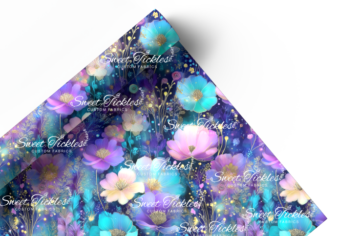 Preorder R82 - Summer Garden- Fantasy Flowers- Main Print Vinyl