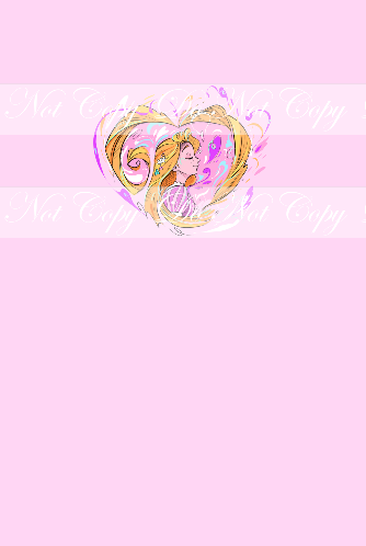Preorder R83 -The Magic Of The Golden Hair- Heart- Panel