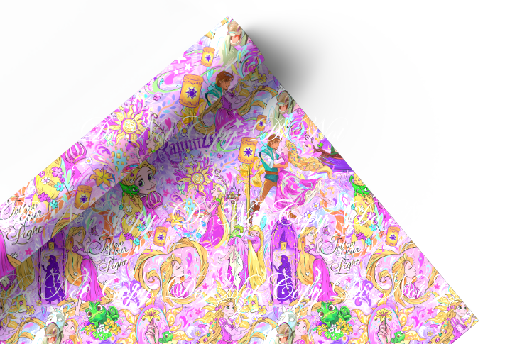 Preorder R83 - The Magic of The Golden Hair- Squares - Main Print - Light Purple Vinyl