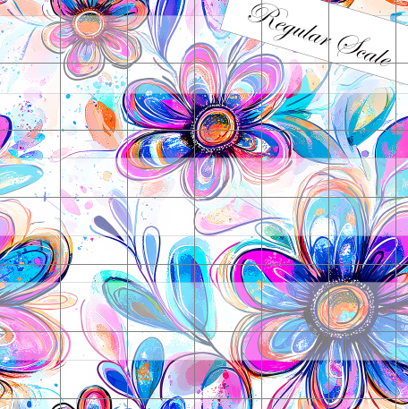 Preorder R83 - Dreamy Color _ Neon Motifs Flowers