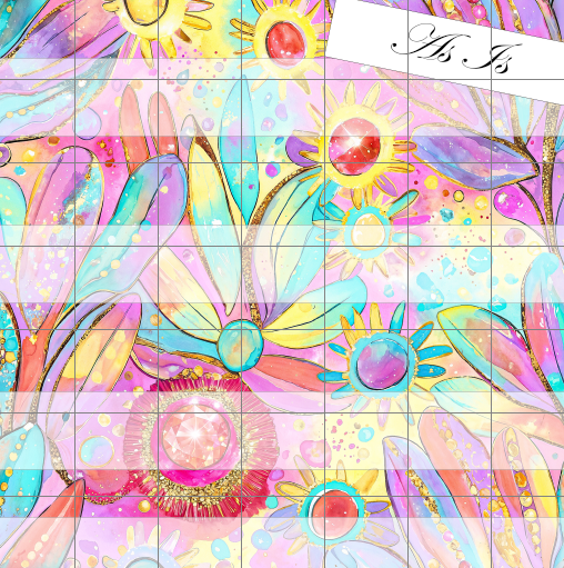 Preorder R83 - Dreamy Color _ Abstract Pastel Flowers