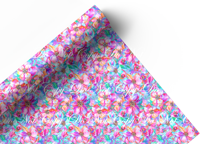 Preorder R83 - Dreamy Color _ Bright Watercolor Flowers