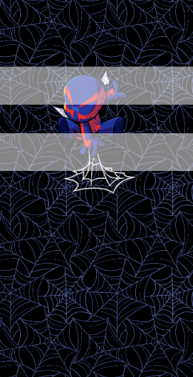 Preorder R85 -Spider- Man- Panel- Black (Webs)