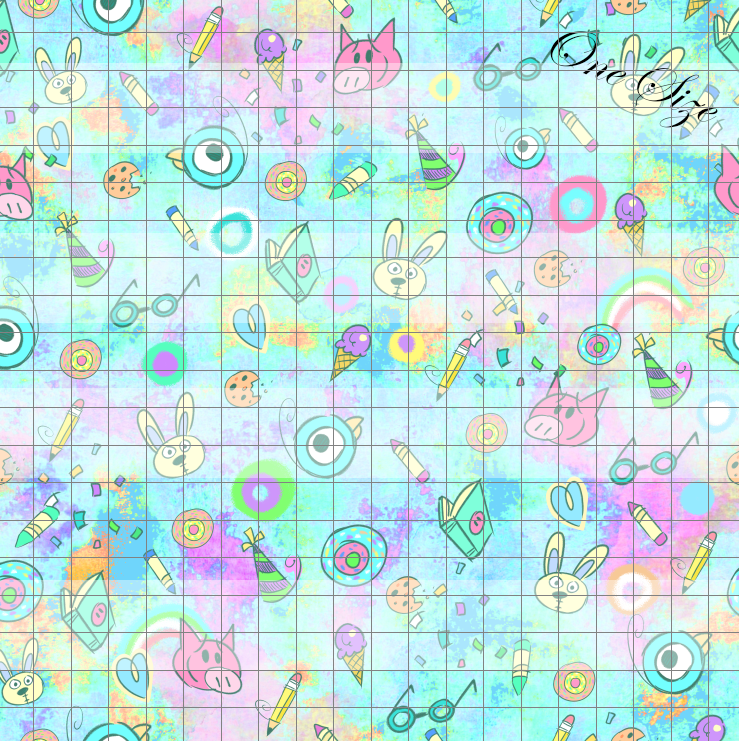 Retail R59- The Piggy, The Elephant and The Birdie- Coordinate Bright- Blue - Sweet Luxe