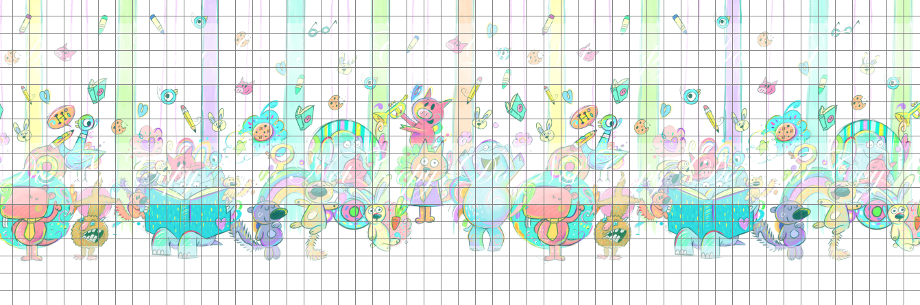 Preorder R59- Smooth and Textured Vinyl- The Piggy, The Elephant and The Birdie- White Roll