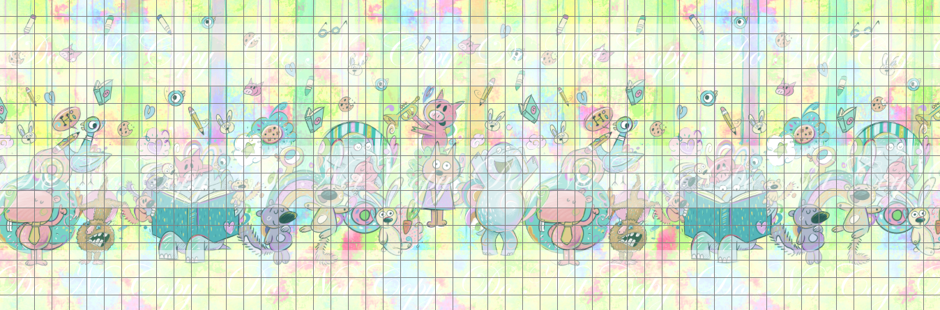 Preorder R59- Smooth and Textured Vinyl- The Piggy, The Elephant and The Birdie-Pale Yellow Roll