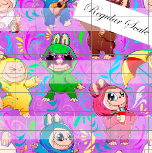 Preorder R69 - Labu - Labu Life- Swirls Main Purple