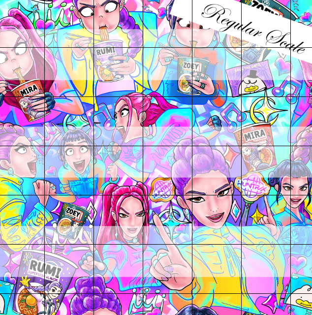 Preorder R76- KPDH 2.0 Main Print - Bright teal